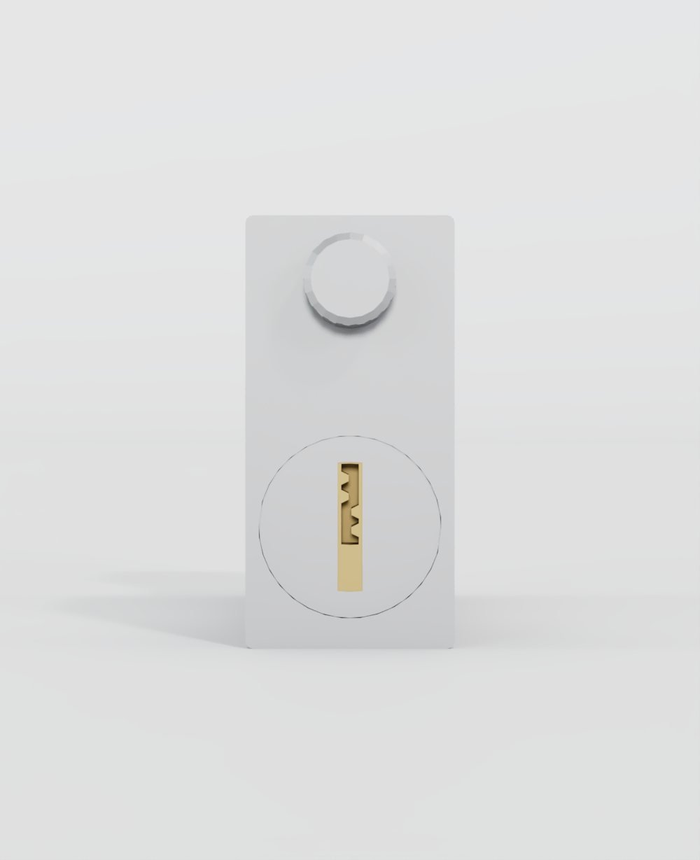 High-security padlock for shipping containers, view 3
