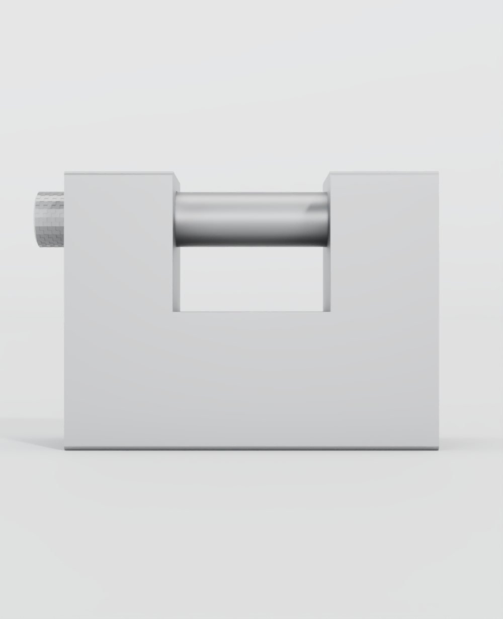 High-security padlock for shipping containers, view 5