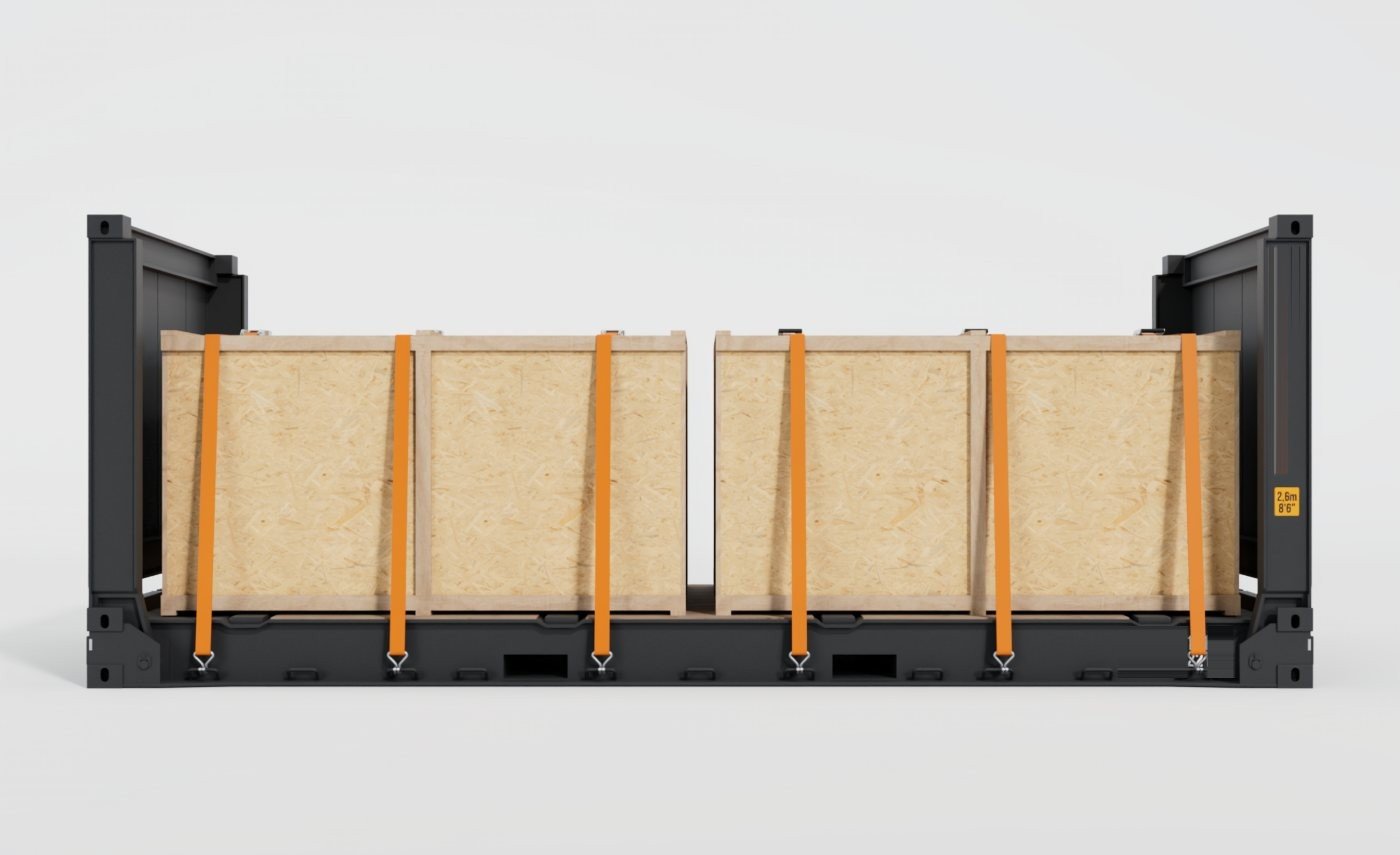 Container 20 Pieds Flat Rack, vue 7