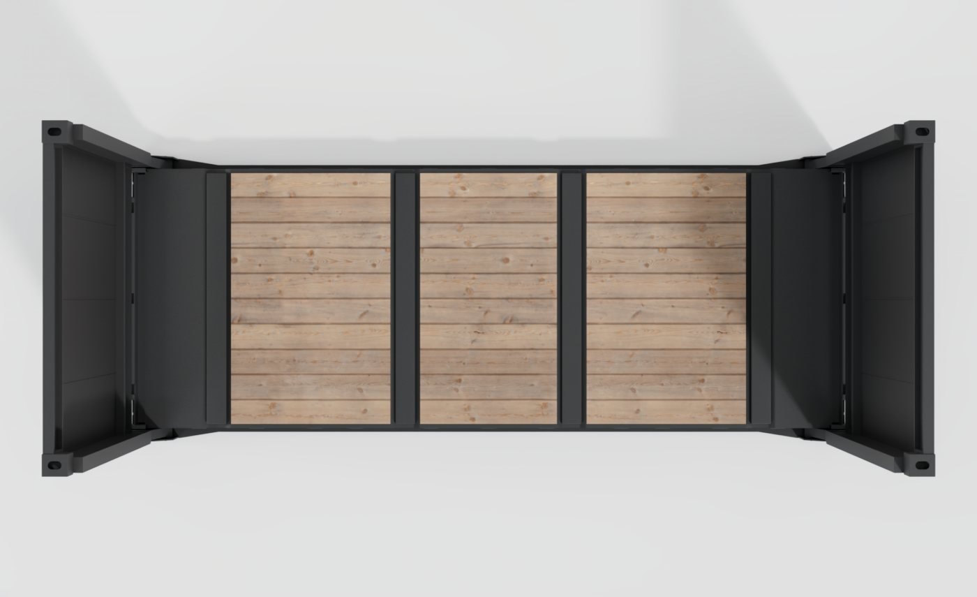 Container 20 Pieds Flat Rack, vue 9
