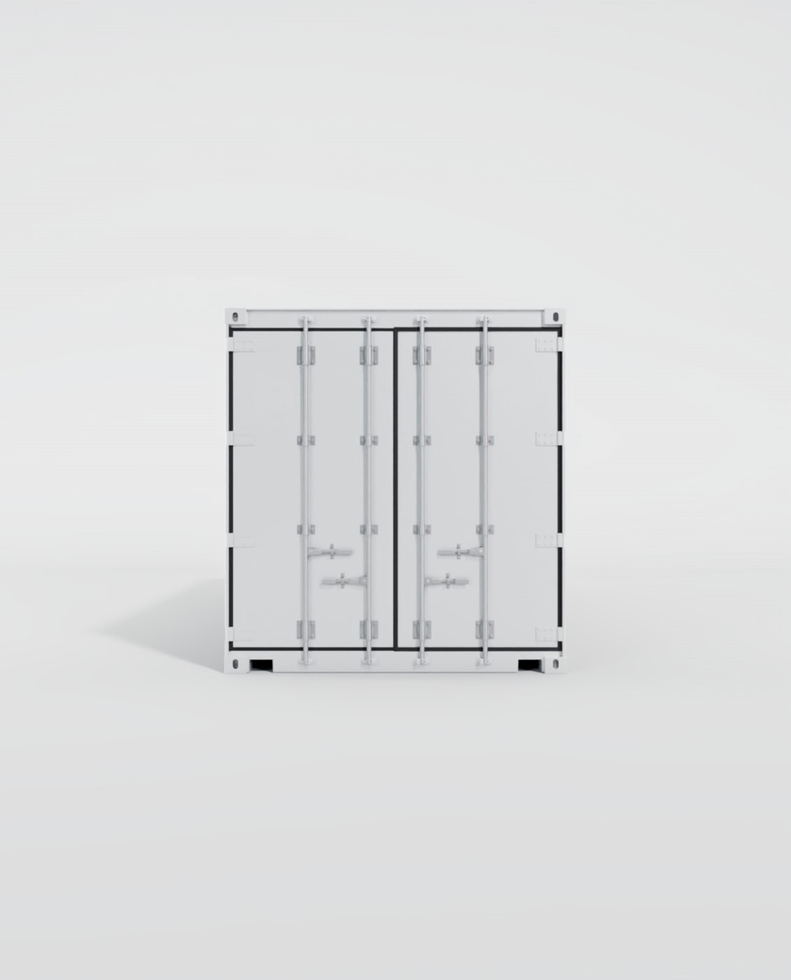 Container 20 Pieds Reefer, vue de côté