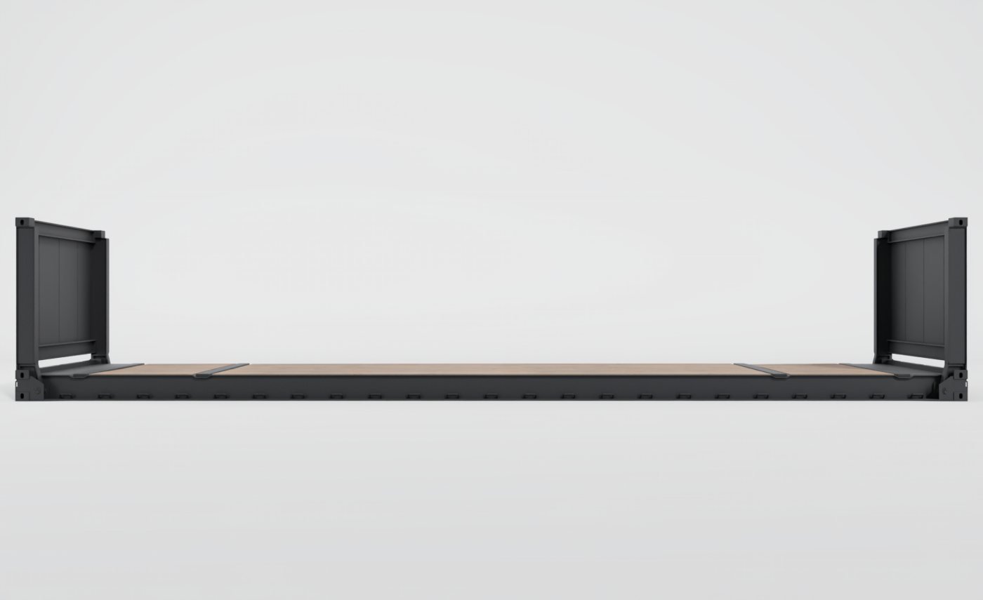 Container 40 Pieds Flat Rack, vue 5
