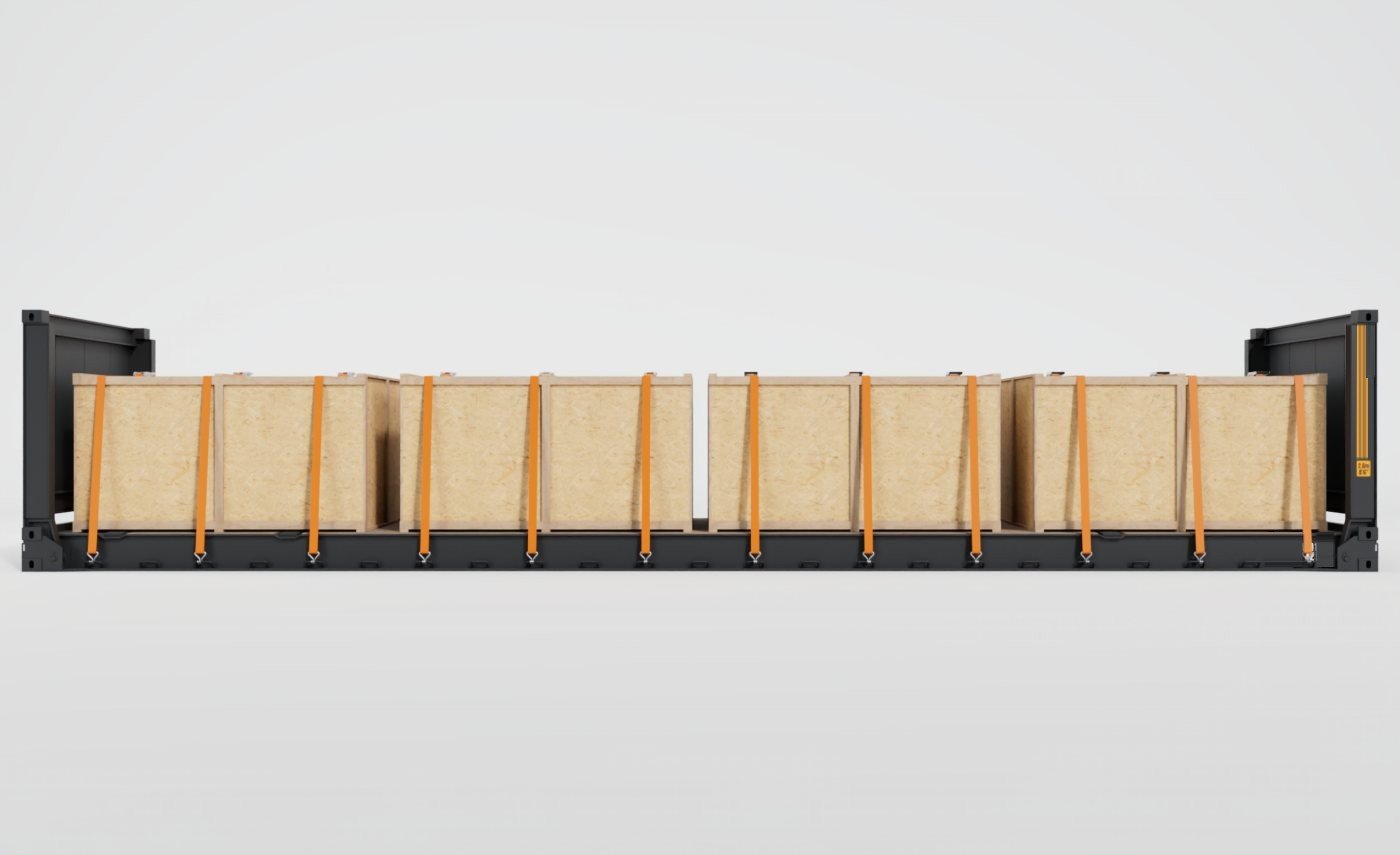 Container 40 Pieds Flat Rack, vue 7