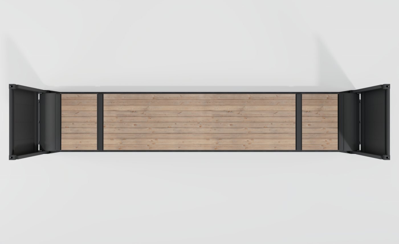 Container 40 Pieds Flat Rack, vue 9