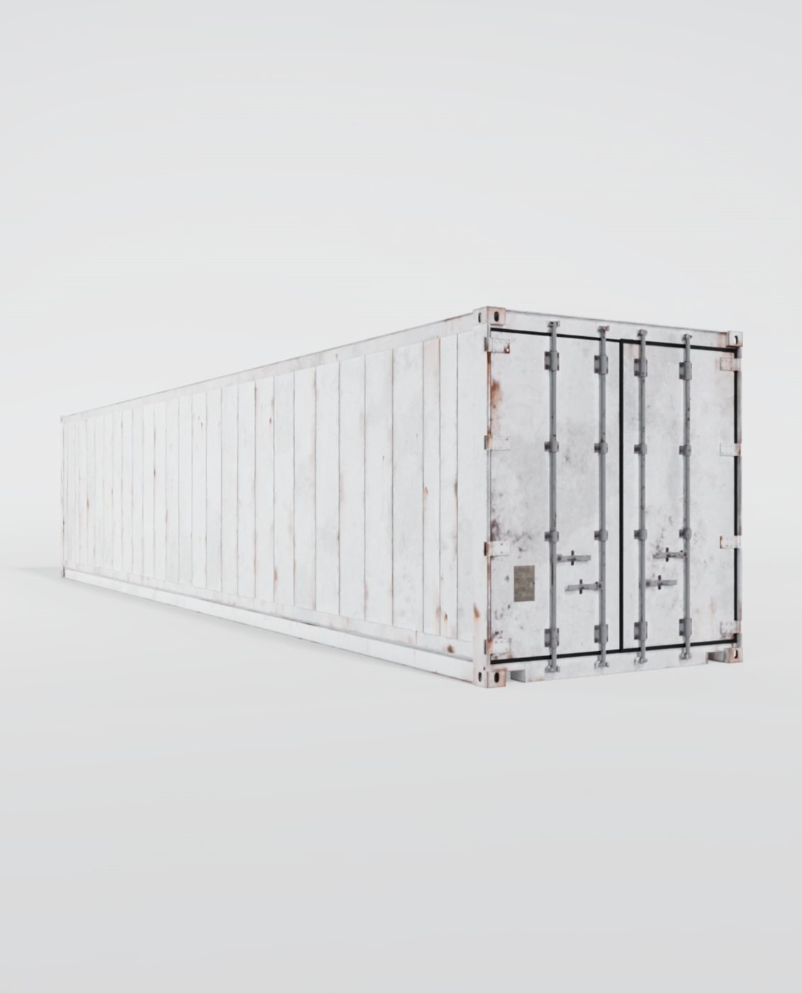 Container 40 Pieds Reefer Occasion, vue trois-quarts