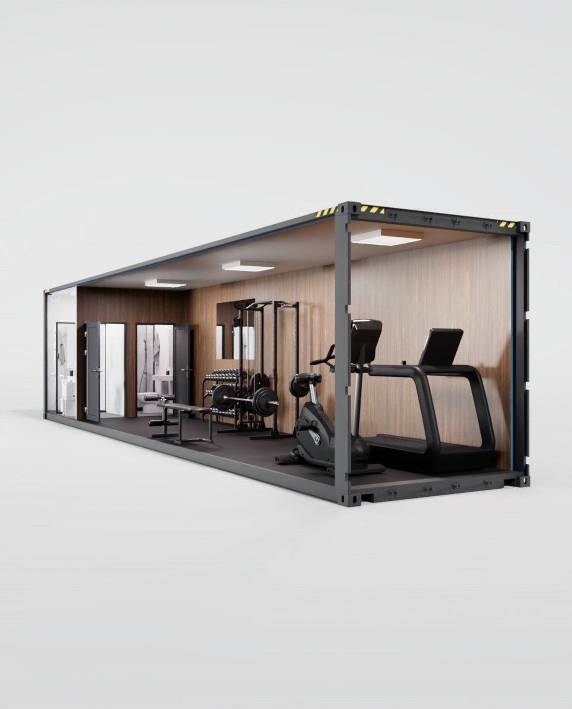 CUBO Gym™ 40, intérieur de face