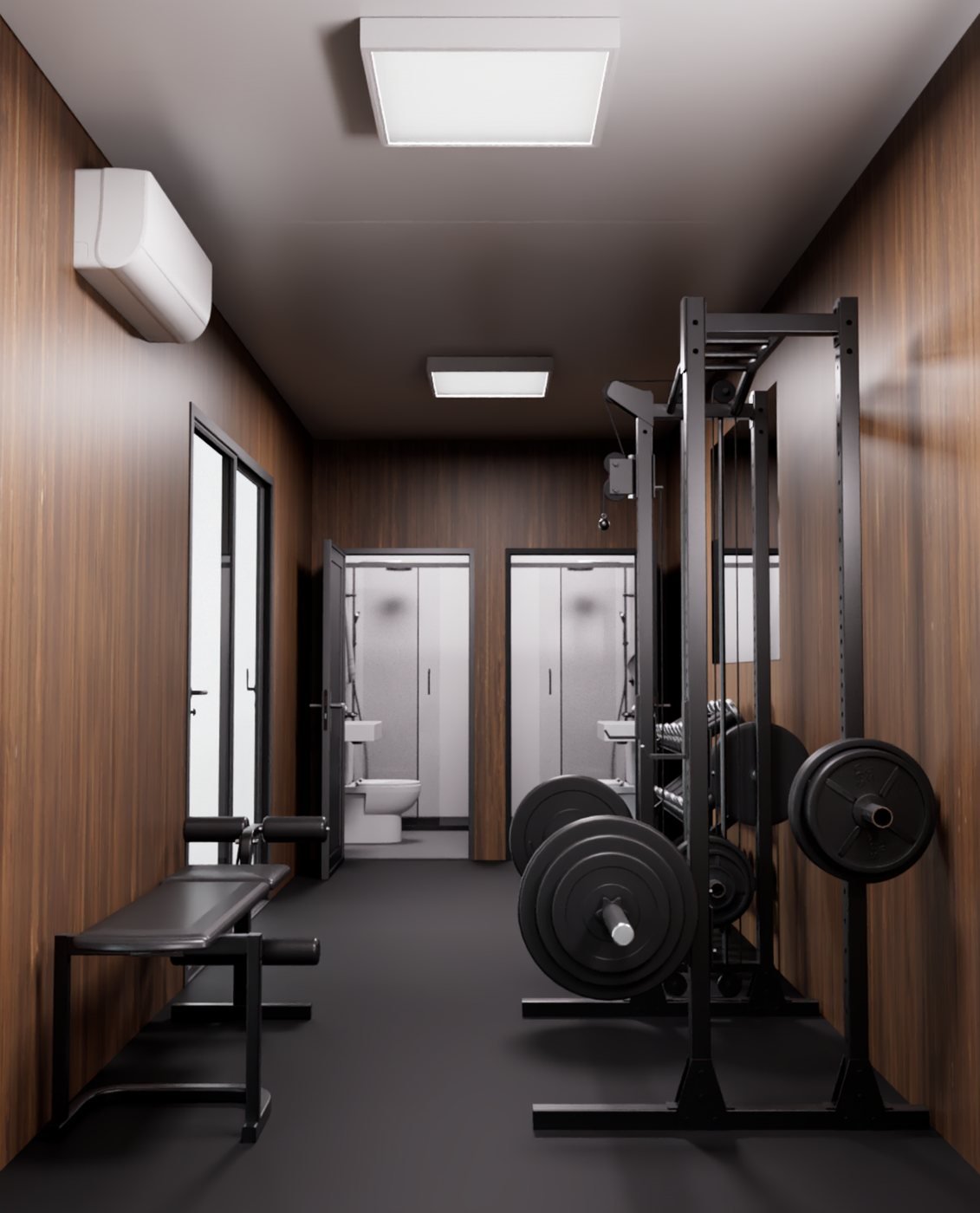 CUBO Gym™ 40, vue écorchée côté opposé