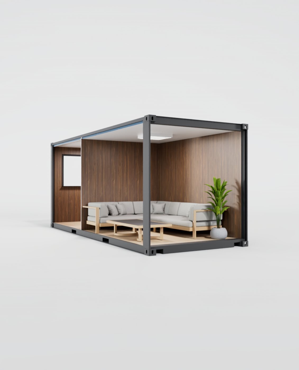 CUBO Poolhouse™ 20, intérieur de face