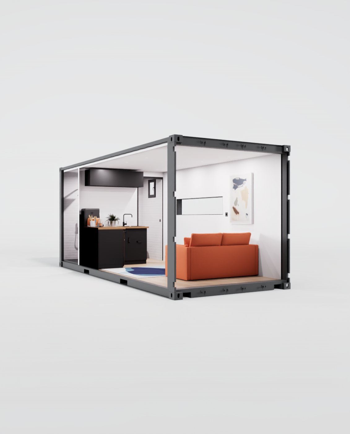 CUBO Tiny™ 20, intérieur de face