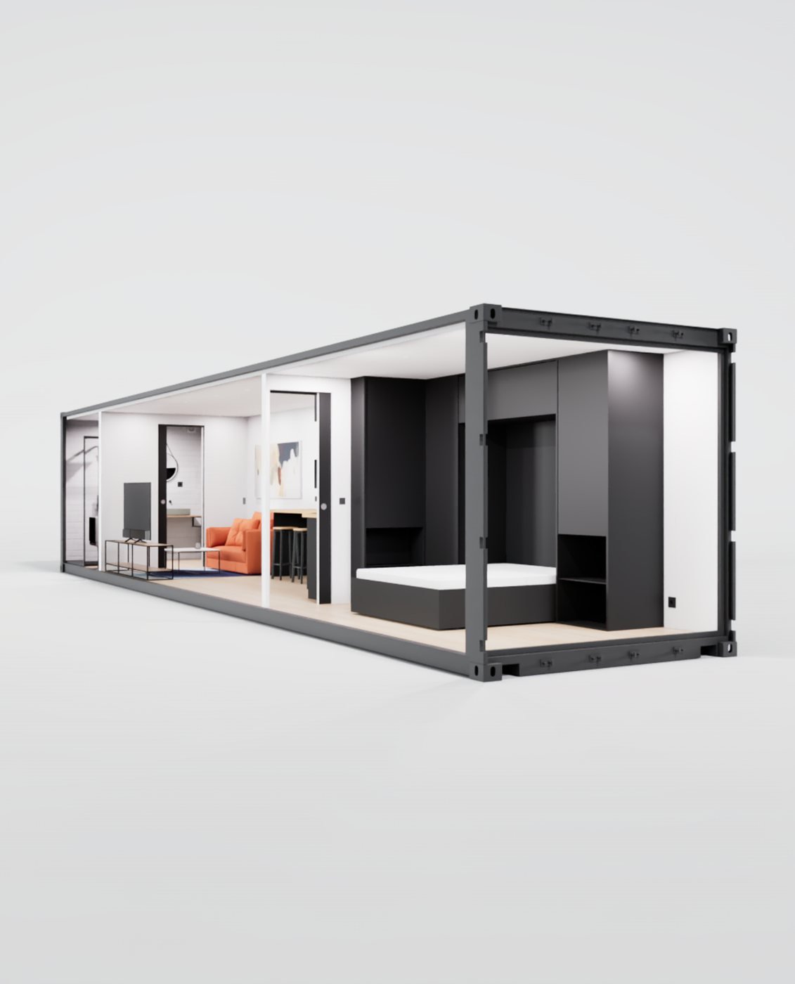 CUBO Tiny™ 40, intérieur de face